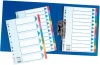 Przekładki kartonowe z kolorowymi indeksami Esselte, A4, 5 kart, mix kolorów