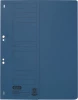 Skoroszyt kartonowy oczkowy Elba, 1/2 A4, do 150 kartek, 250g/m2, niebieski