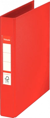 Segregator Esselte Vivida, A5, szerokość grzbietu 42mm, do 190 kartek, 2 ringi, czerwony