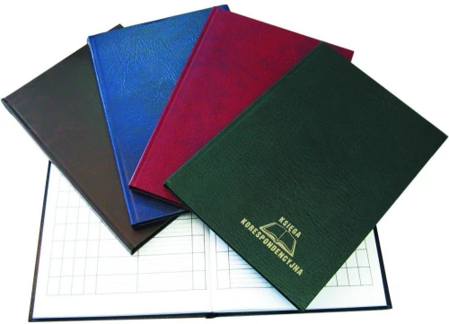 Księga korespondencyjna Warta, A4, 300 kart, mix kolorów