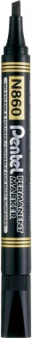Marker permanentny Pentel N860, ścięta, 4.5mm czarny