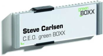 Tabliczka przydrzwiowa Durable Info Sign, pozioma, 149x52.5mm, srebrny