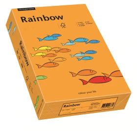Papier ksero Papyrus Rainbow, A4, 160g/m2, 250 arkuszy, pomarańczowy ciemny