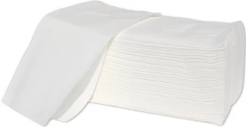 Ręcznik papierowy, jednowarstwowy, w składce ZZ, 200 składek biały (jasnoszary)