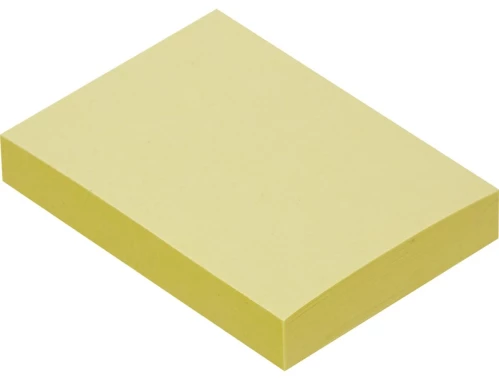Karteczki samoprzylepne Tartan, 38x51mm, 100 karteczek,  żółty pastelowy