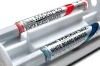 Marker suchościeralny Pentel Maxiflo MWL5S, z tłoczkiem, okrągła, 4 sztuki, 4mm, mix kolorów + gąbka magnetyczna