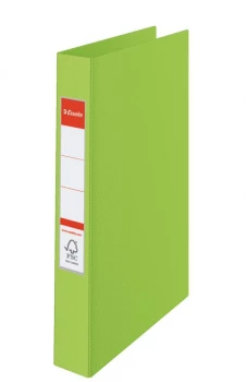 Segregator Esselte Vivida, A4, szerokość grzbietu 42mm, do 190 kartek, 4 ringi, zielony