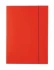 Teczka kartonowa z gumką lakierowana Esselte, A4, 400g/m2, 4mm, czerwony