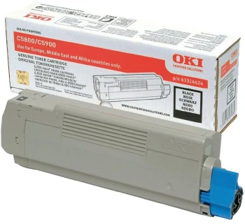 Toner Oki (43324424), 6000 stron, black (czarny)