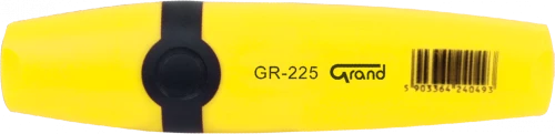 Zakreślacz Grand GR-225, ścięta, 4 mm, żółty