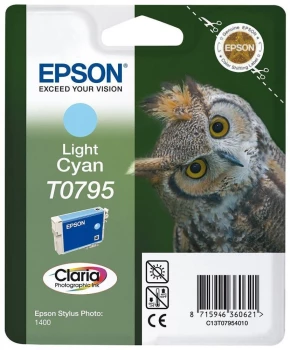 Tusz Epson T0795 (C13T07954010), 520 stron, light cyan (jasny błękitny)