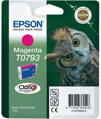 Tusz Epson T0793 (C13T07934010), 470 stron, magenta (purpurowy)