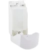 Dozownik do mydła w płynie Merida Top Maxi, szare okienko, 25x11.5x11.5cm, 800ml, biały