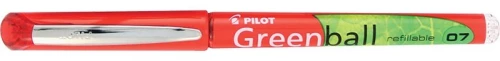 Pióro kulkowe Pilot, GreenBall, 0.7mm, czerwony
