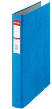 Segregator Esselte, A4, szerokość grzbietu 42mm, do 190 kartek, 2 ringi, niebieski