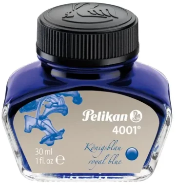 Atrament Pelikan 4001, 30ml, niebieski
