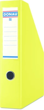 Organizer kartonowy na dokumenty Donau, A4, 75 mm, do 750 kartek żółty