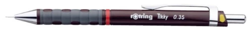 Ołówek automatyczny Rotring Tikky III, z gumką 0.35 mm, czarny