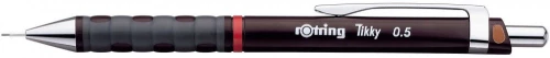Ołówek automatyczny Rotring Tikky III, 0.5 mm, z gumką, bordowy