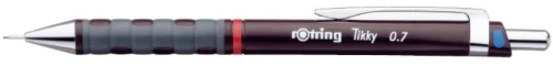 Ołówek automatyczny Rotring Tikky III, 0.7 mm, z gumką, bordowy