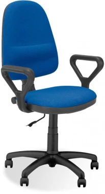 Krzesło obrotowe Nowy Styl Prestige C14, profil GTP, niebieski
