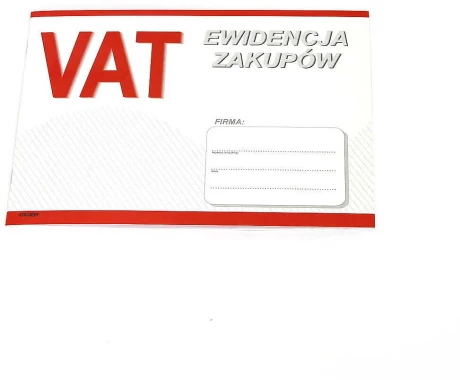 Druk akcydensowy Ewidencja zakupów VAT Stolgraf, A5, 16k