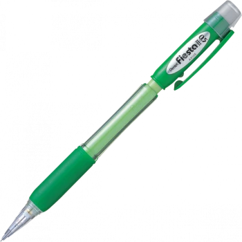 Ołówek automatyczny Pentel AX125, 0.5mm, z gumką, zielony