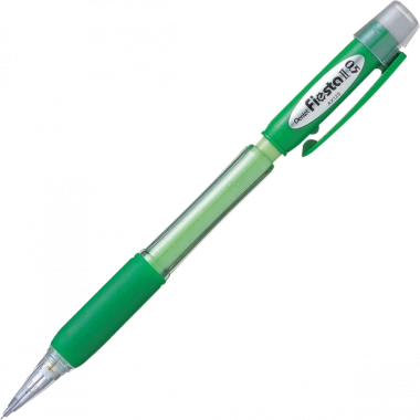 Ołówek automatyczny Pentel AX125, 0.5mm, z gumką, zielony