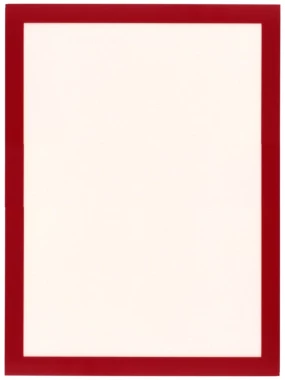 Ramka samoprzylepna, magnetyczna Durable Duraframe, A4, 2 sztuki, czerwony