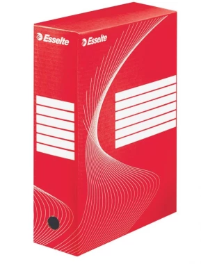 Pudło archiwizacyjne Esselte Standard, do luźnych dokumentów, 100mm, czerwony