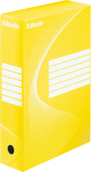 Pudło archiwizacyjne Esselte Standard, do luźnych dokumentów, 80mm, żółty