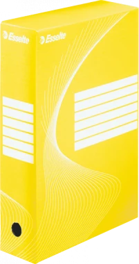 Pudło archiwizacyjne Esselte Standard, do luźnych dokumentów, 80mm, żółty