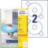 Etykiety na płyty CD/DVD Avery Zweckform, 117mm, 100 arkuszy, biały