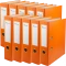 10x segregator Ofix Economy, A4, szerokość grzbietu 75mm, do 500 kartek, pomarańczowy