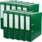 Zestaw 10x segregator Ofix Economy, A4, szerokość grzbietu 75mm, do 500 kartek, zielony