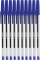 Zestaw 10x długopis Niceday, Stick Visible, 1mm niebieski