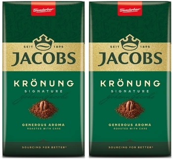 Zestaw 2x kawa mielona Jacobs Kronung, 500g