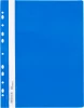 10x Skoroszyt plastikowy oczkowy Ofix Standard, twardy, A4, PVC, do 200 kartek, niebieski