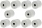 10x rolka termiczna Drescher, 57mm x 30m, 48g/m2, BPA Free, biały