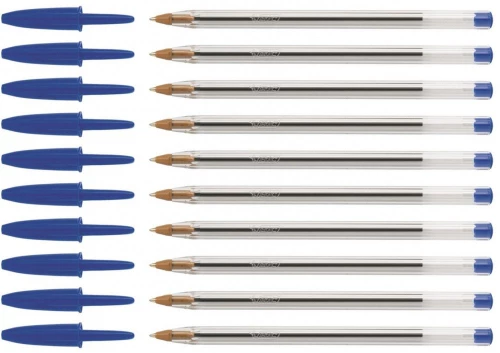 Zestaw 10x długopis Bic, Cristal, 1mm niebieski