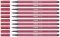 10x pisak Stabilo Pen 68, okrągła, 1mm, ciemny czerwony