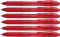 6x pióro kulkowe automatyczne Pentel, EnerGel BL-107, 0.7mm, czerwony