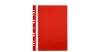 10x skoroszyt plastikowy oczkowy Biurfol, do akt osobowych, A4, do 200 kartek, czerwony