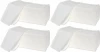 4x Ręcznik papierowy, jednowarstwowy, w składce ZZ, 200 składek biały (jasnoszary)