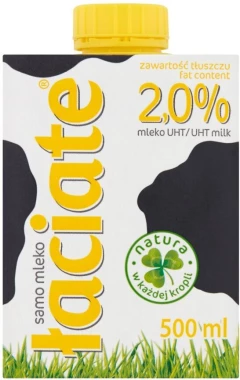 12x Mleko UHT Łaciate, 2%, 0.5l