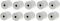 Zestaw 10x rolka termiczna Drescher, 57mm x 20m, 48g/m2, BPA Free, biały