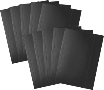 10x Teczka kartonowa z gumką lakierowana Esselte, A4, 400g/m2, 4mm, czarny