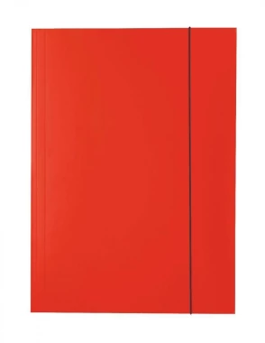 Zestaw 10x Teczka kartonowa z gumką lakierowana Esselte, A4, 400g/m2, 4mm, czerwony