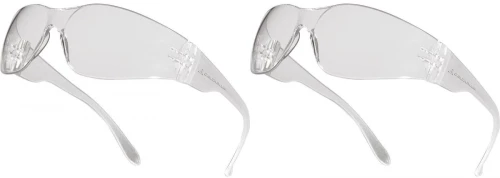 Zestaw 2x Okulary ochronne Delta Plus Brava2 Clear, UV400, bezbarwny
