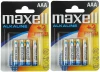Zestaw 2x bateria alkaliczna Maxell, AAA, 6 sztuk